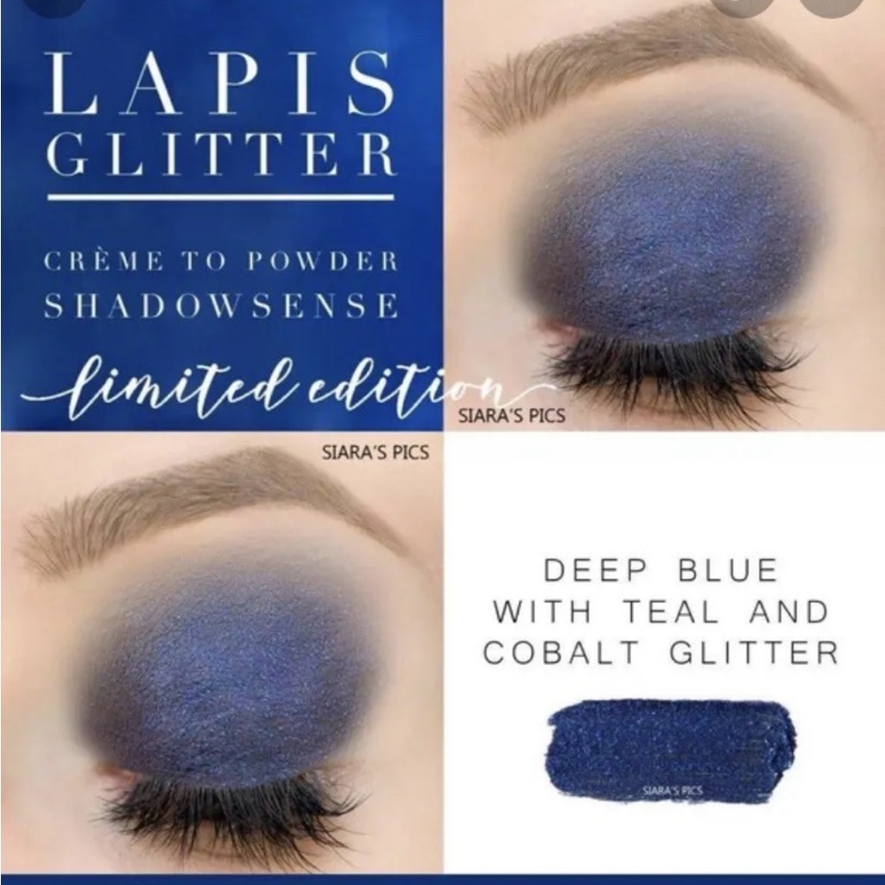 Lapis Glitter ShadowSense SeneGence *SEALED*  *Full Size* Lapis Glitt Eye Shadow